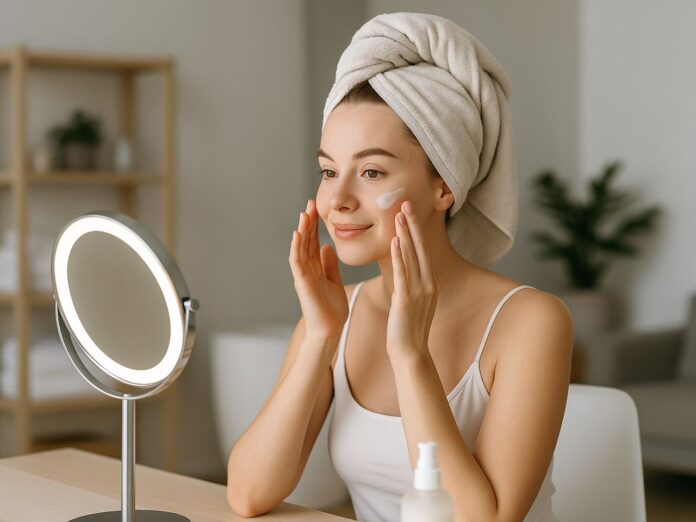 jakzadbacoskoretwarzywdomowymzaciszu-trendywpielegnacji20252 Jak zadbać o skórę twarzy w domowym zaciszu